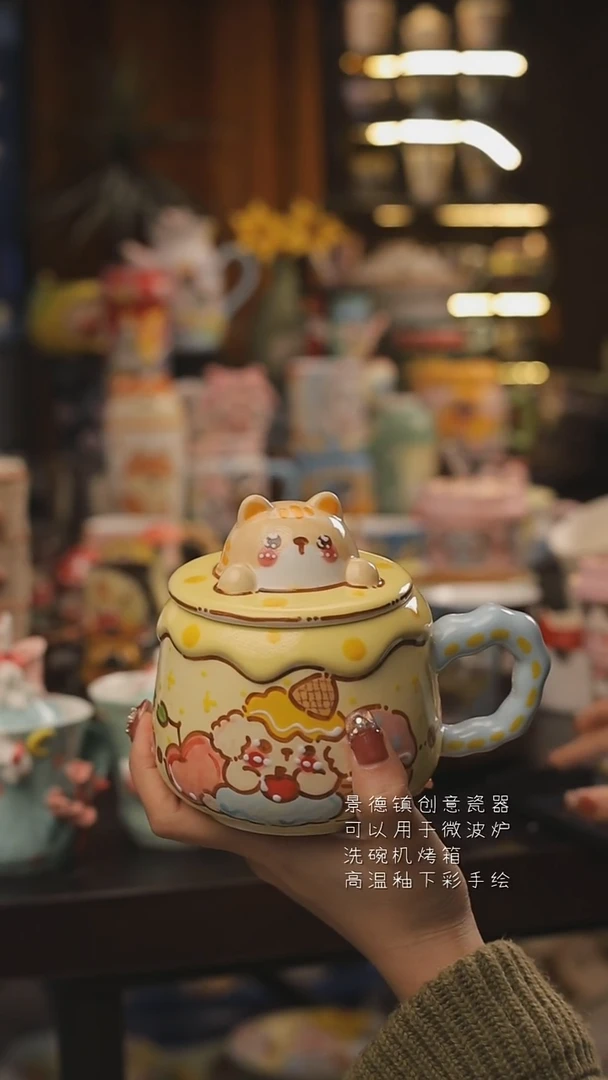 景德镇釉下彩绘设计师款式陶瓷