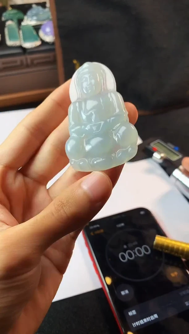 未镶嵌定制翡翠蓝****载S毛货不退不换