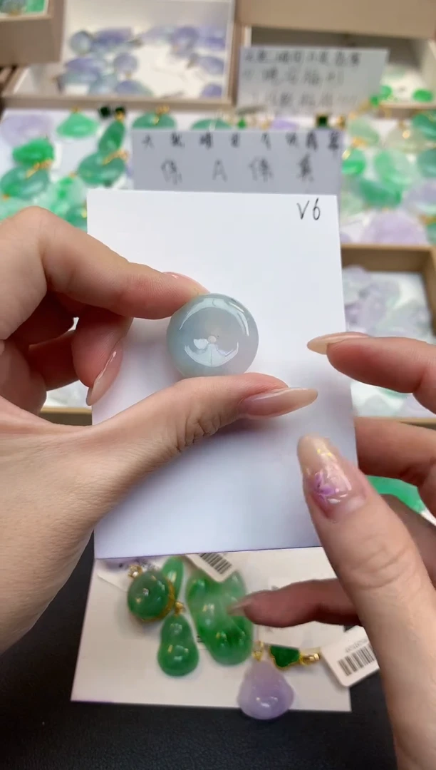 颈饰未镶嵌翡翠天然缅甸A货翡翠