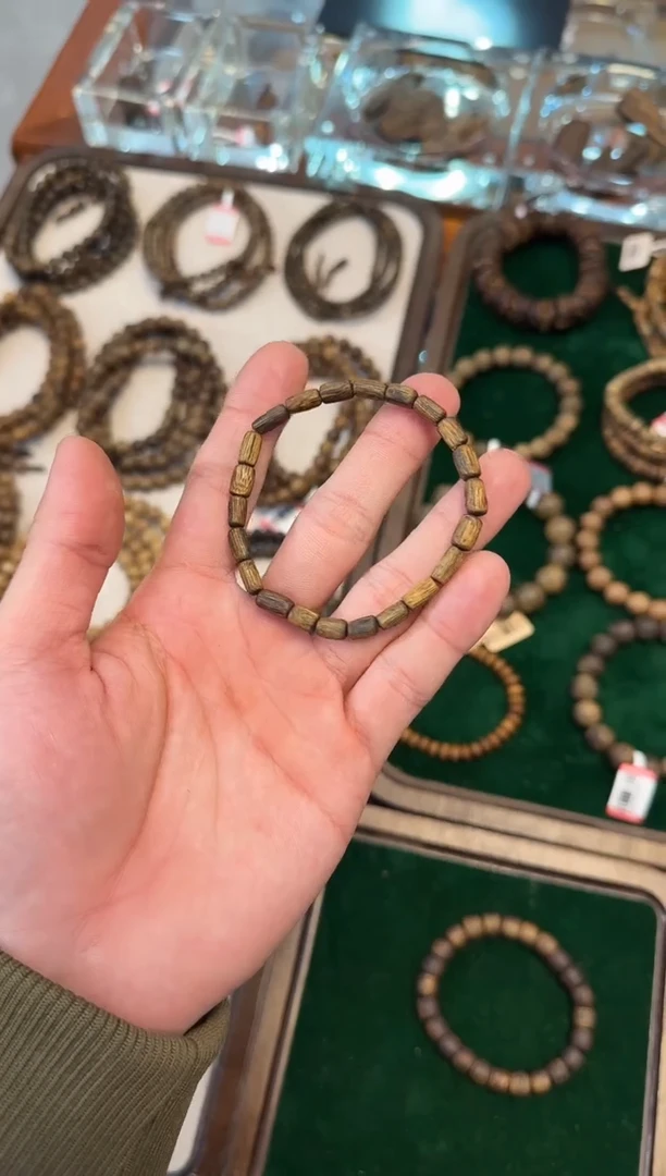 【闪购商品】沉香沉香木制品  绿棋随型珠多样性发一沉香