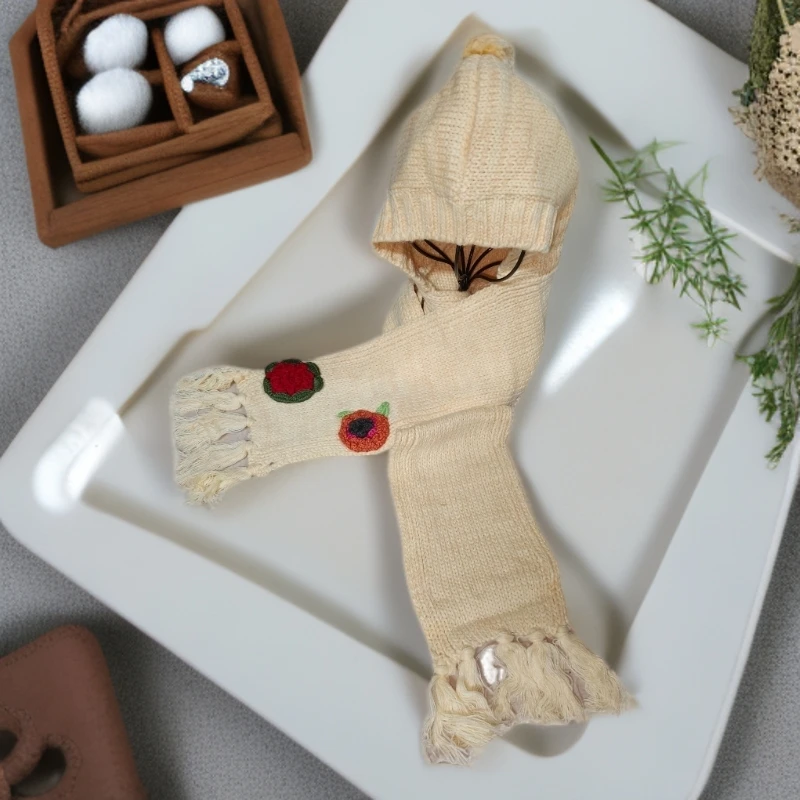 手工小花帽原创设计日系可爱针织毛线秋冬季新款百搭女士编织