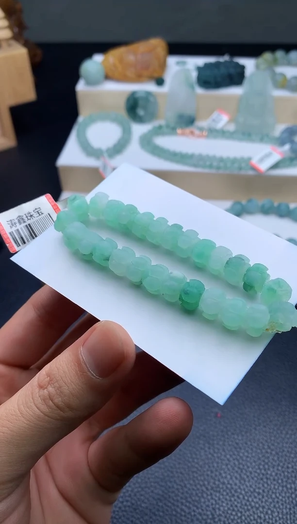 未镶嵌定制翡翠罗*好手串