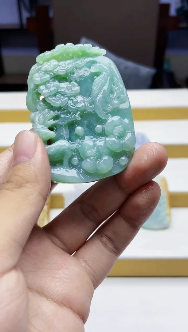 定制翡翠未镶嵌毛货06160031