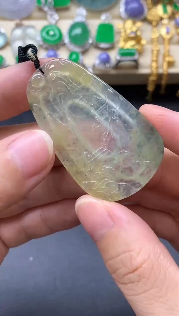 颈饰未镶嵌翡翠274-中国好珍宝