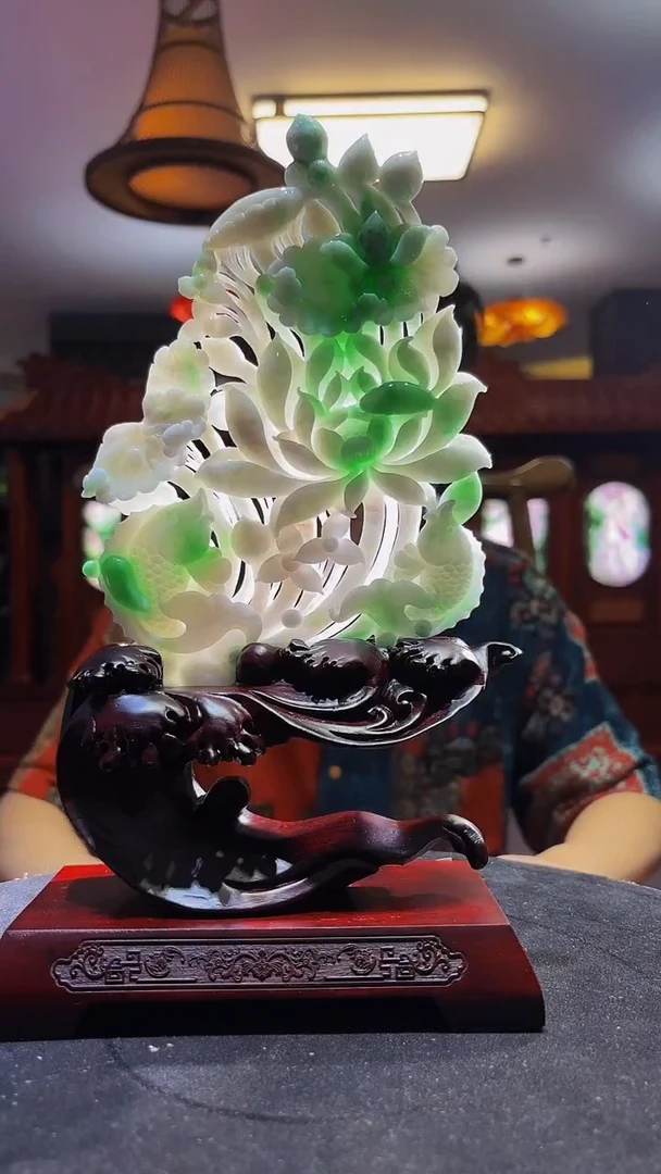 定制翡翠未镶嵌08/0607/Y/花