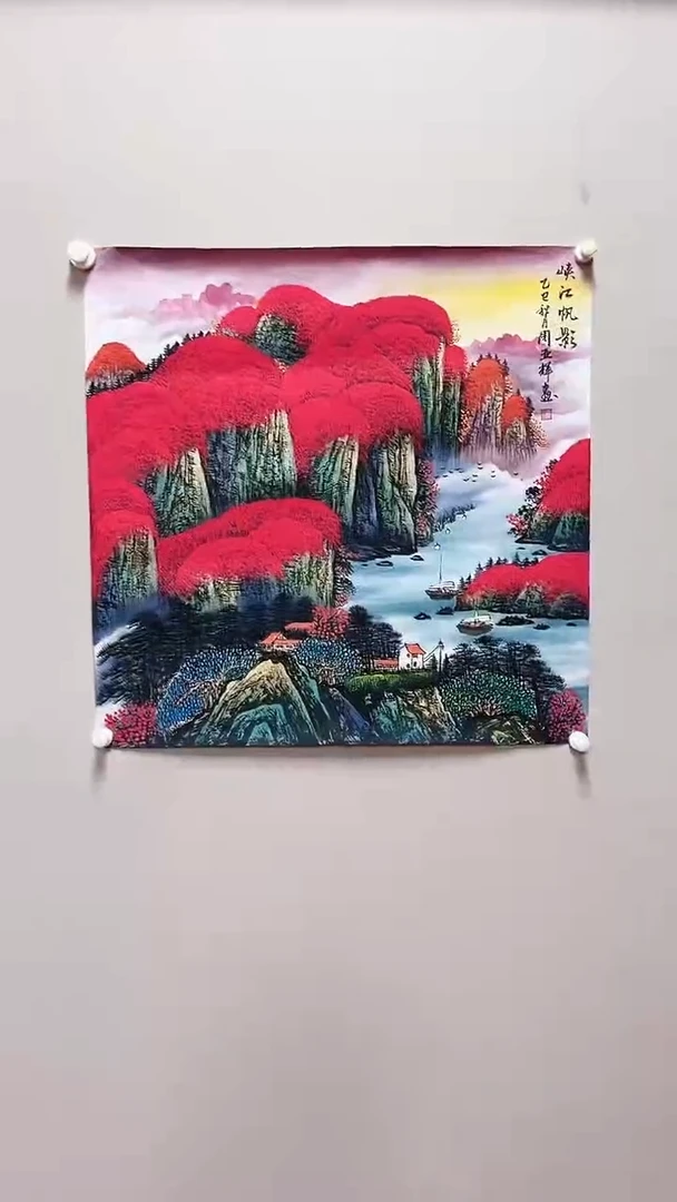 国画伴手礼-4平尺-手绘-纸本-国画