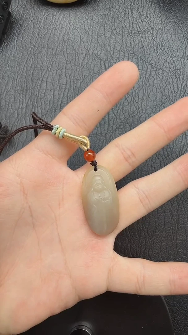 和田玉未镶嵌吊坠(不含链)824佛公