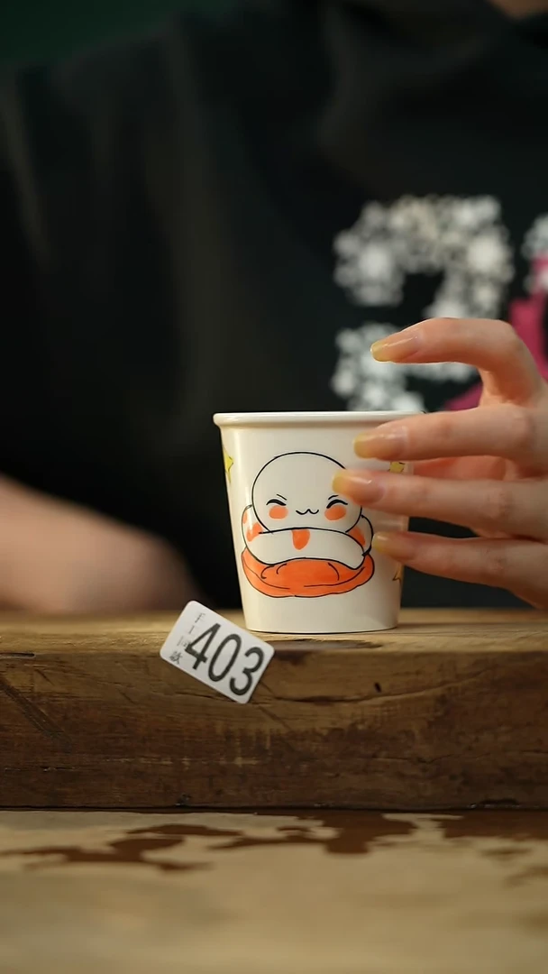 【闪购商品】瓷片新品设计师手作款 手绘生肖主人杯