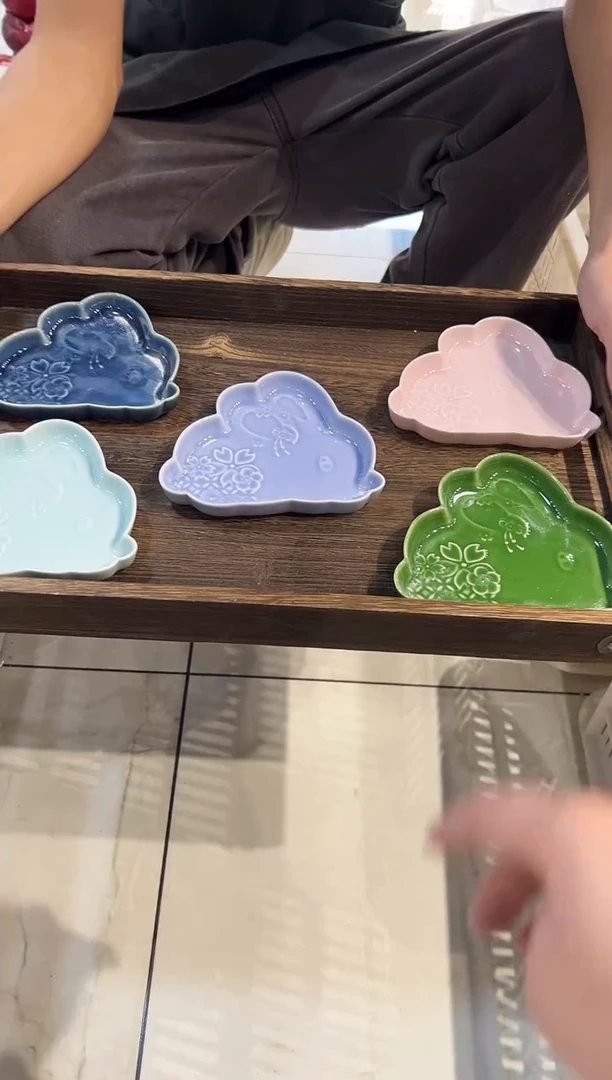 瓷片微瑕商品 介意勿拍 【托盘展示】