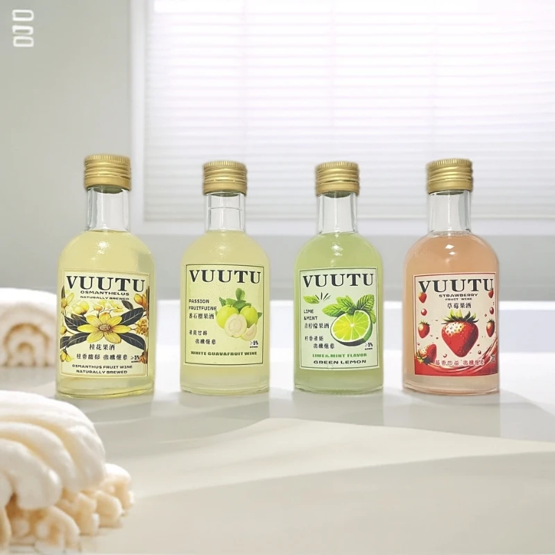 果酒微醺低度女士5度甜酒草莓酒桂花酒青柠檬酒番石榴酒送礼