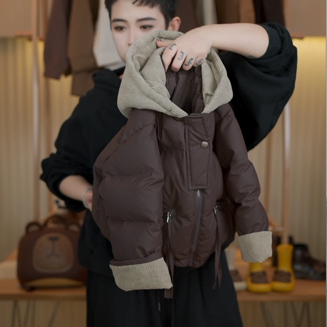 【小蛋壳】现货-冬装儿童韩版极寒系列双倍充绒白鸭绒羽绒服