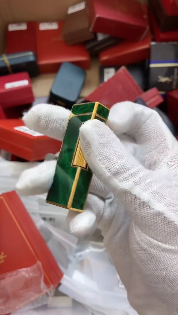 四代绿色七宝烧打火机