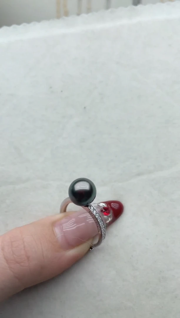 【闪购商品】海水珍珠戒指银S925镶嵌Y72