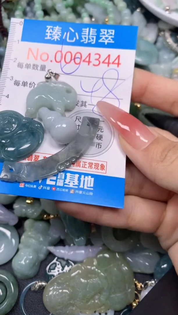 【闪购商品】翡翠颈饰未镶嵌含绳0004344