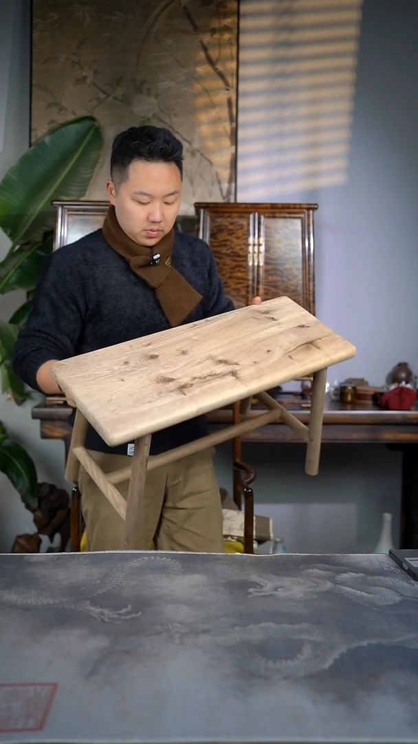 【闪购商品】金丝楠木雕791号拆房老料精工榫卯原木款长凳