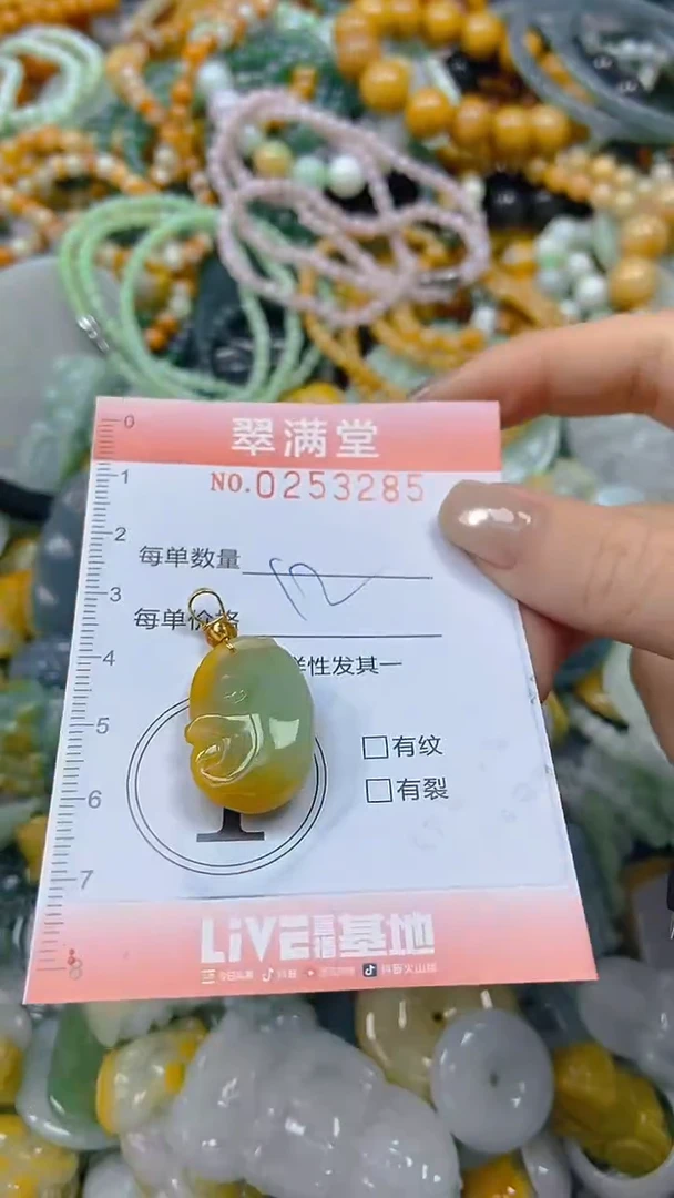 未镶嵌挂件翡翠闪购0253285