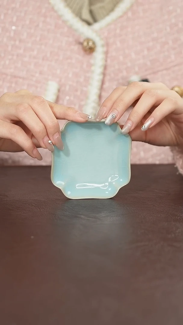 摆件瓷原矿原釉汝宋汝瓷