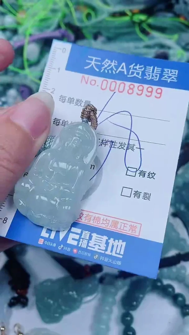 翡翠未镶嵌颈饰00008999