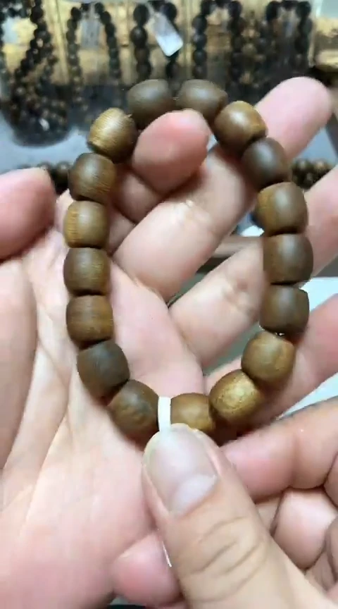 【闪购商品】沉香手串越南芽庄沉香树心油老料1.2桶珠