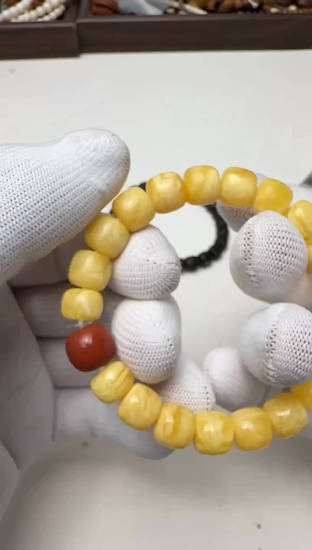 【闪购商品】琥珀手链未镶嵌文玩文玩