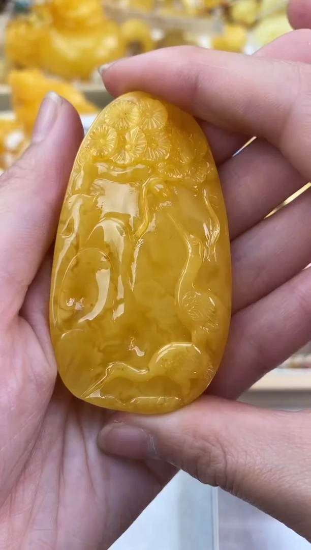 裸石琥珀未镶嵌天然琥珀蜜蜡