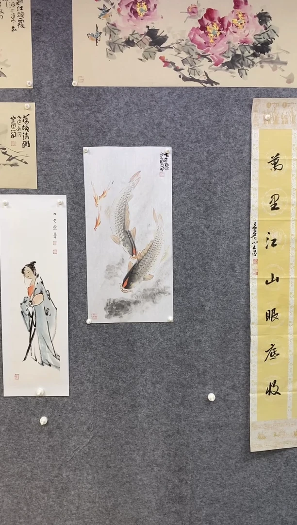 国画尚定固国画作品