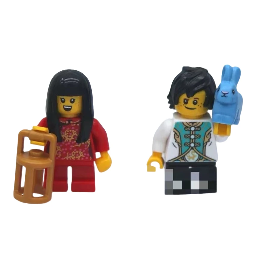 正品r bam人仔2023 中式服装小男孩+小女孩 含手持