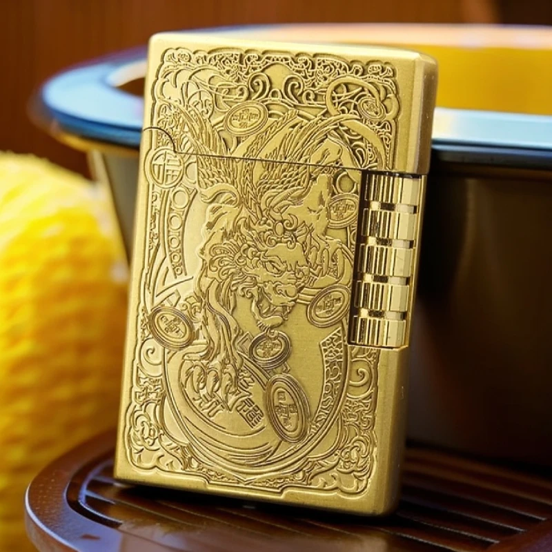 招财貔貅B 古铜 朗声充气打火机