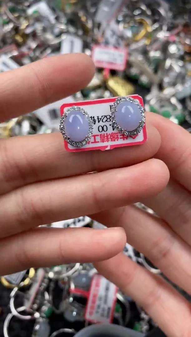 银S925镶嵌戒指翡翠333                8
