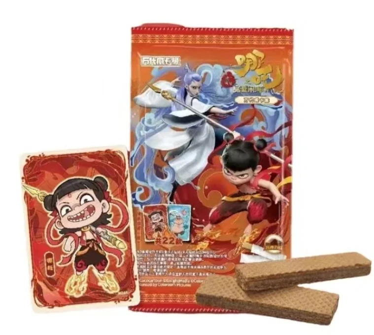 万代 威卡脆 哪吒2 食玩贴纸 （拆卡）【小丸】