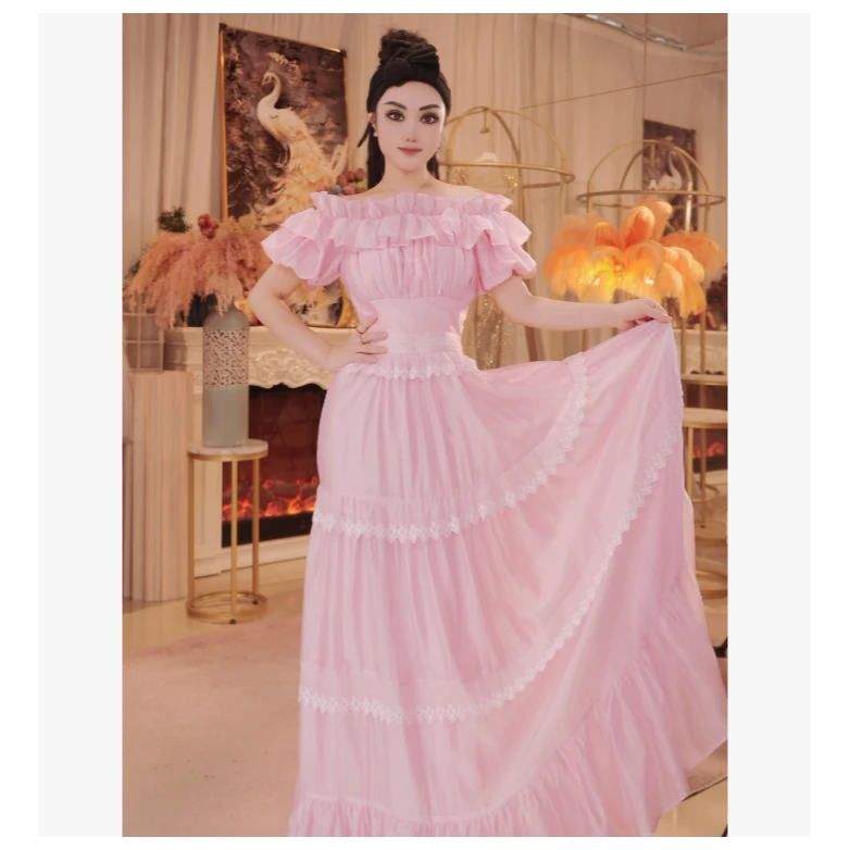 【星姐推荐】星原创高级定制【波西米亚庄园】设计师轻奢名媛连衣裙