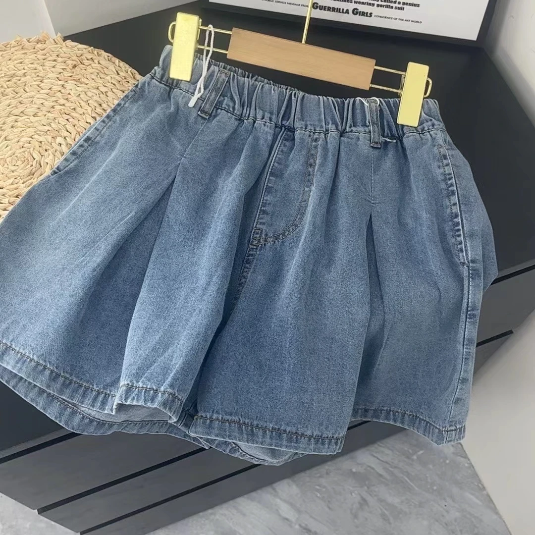 韩范女童夏季牛仔裤裙955