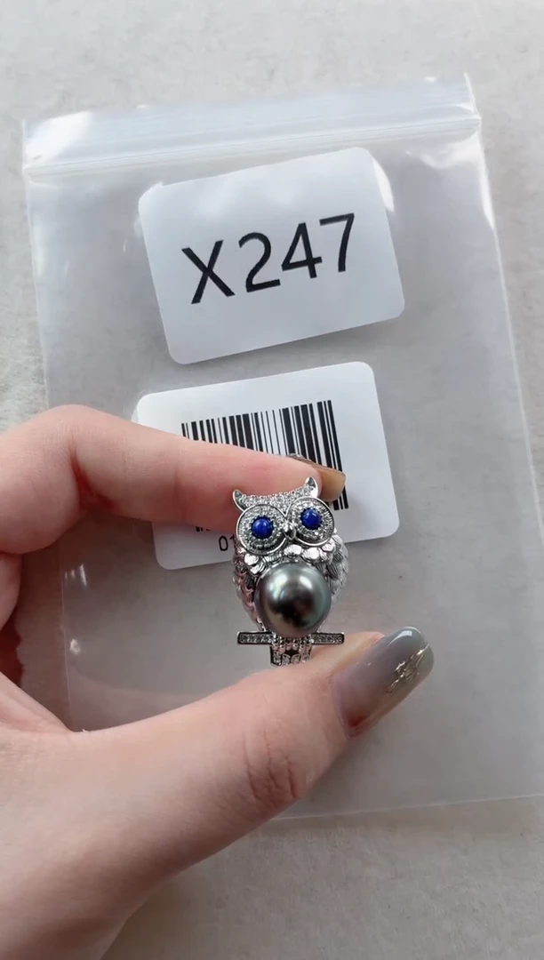 未镶嵌胸针海水珍珠X247