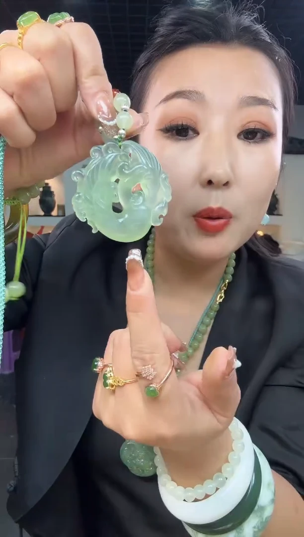 【闪购商品】岫玉颈饰未镶嵌180凤凰【半珠链】