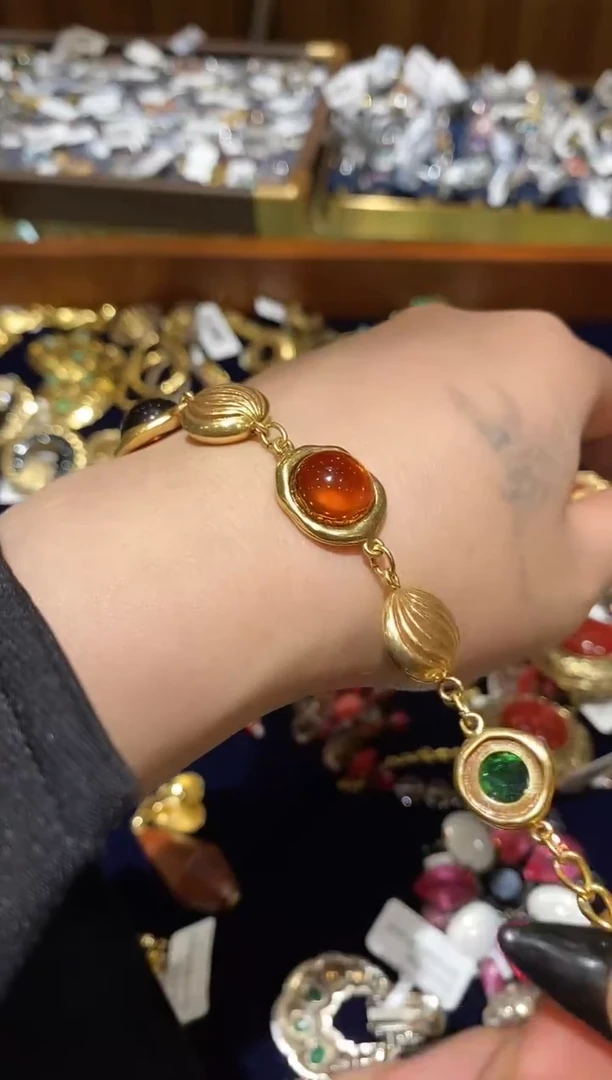 纯铜合金琉璃楚楚珠宝中古甄选不退换