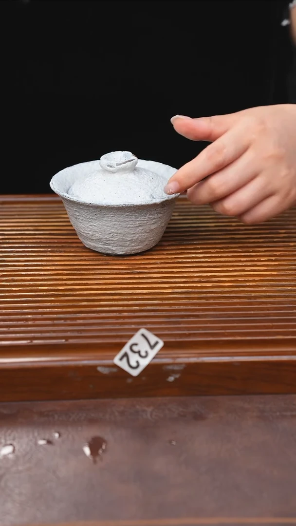 杨*万古烧粗陶手工茶具