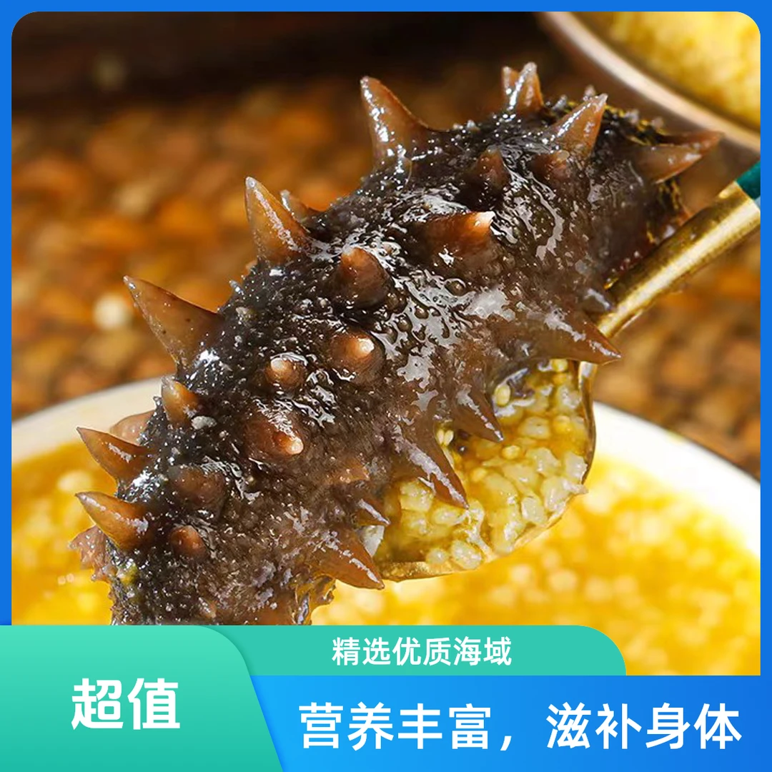 金汤小米煮海参200克/袋1参精选6/7头鲜食大个刺参鲜香浓郁无添加