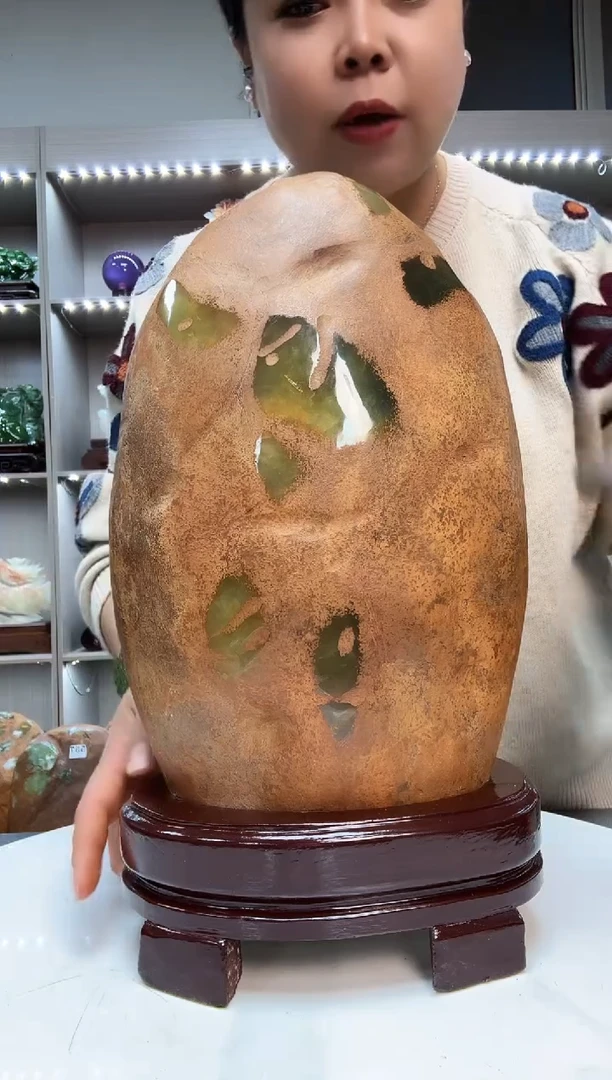 石材天然石材家居摆件办公室客厅玄关高档摆件