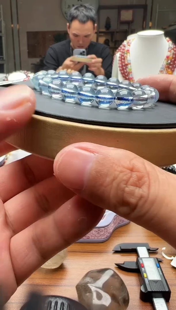 合成欧泊未镶嵌c7038海蓝宝 卡9+