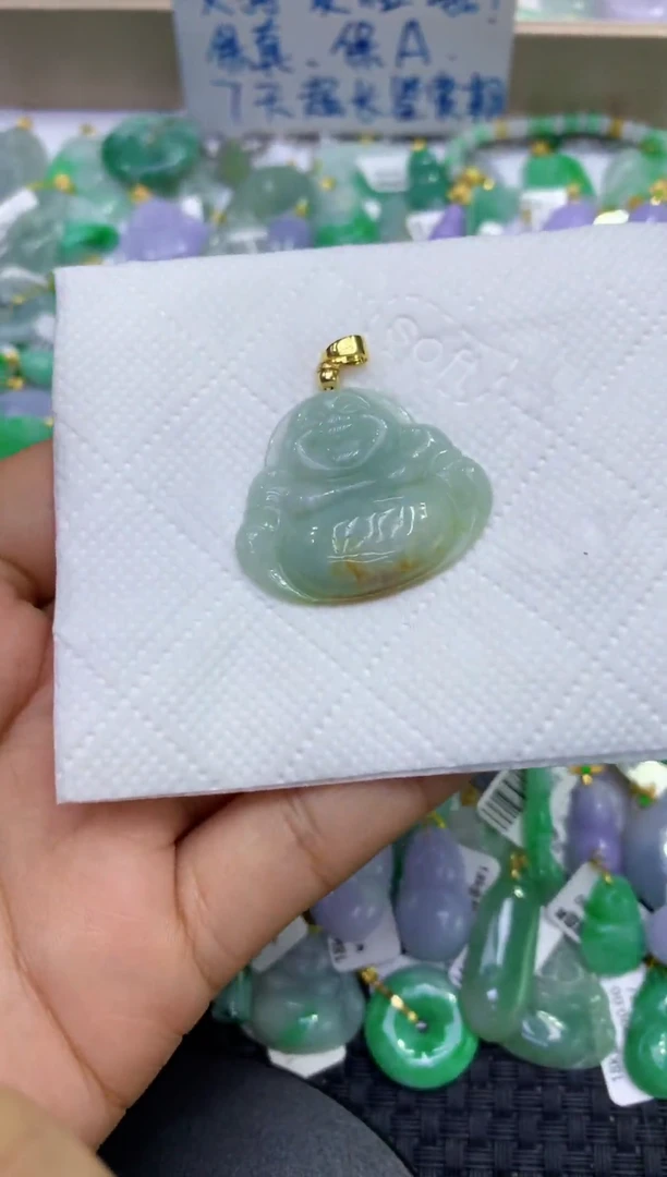 颈饰未镶嵌翡翠天然缅甸A货翡翠