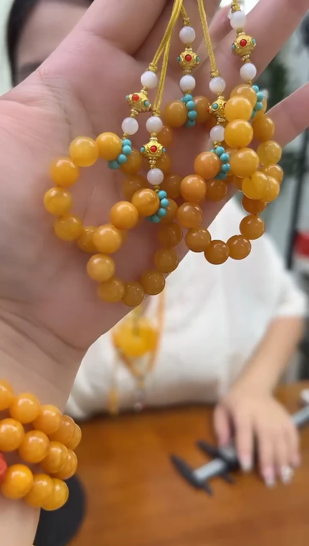 裸石琥珀未镶嵌琥珀蜜蜡手机挂多样性发一条