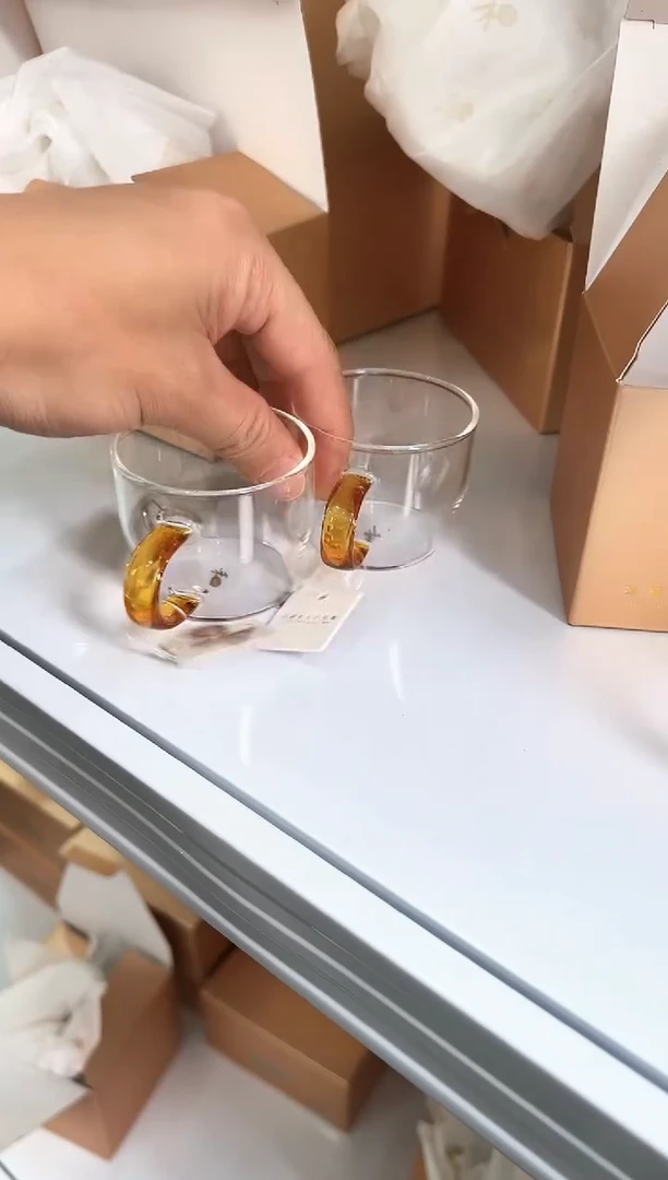 【闪购商品】禾器琥珀色清尚杯两只