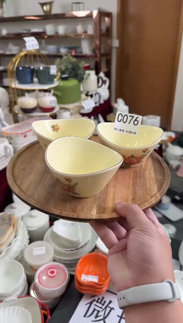 摆件陶C076-3个  仓库微瑕陶瓷清仓福利