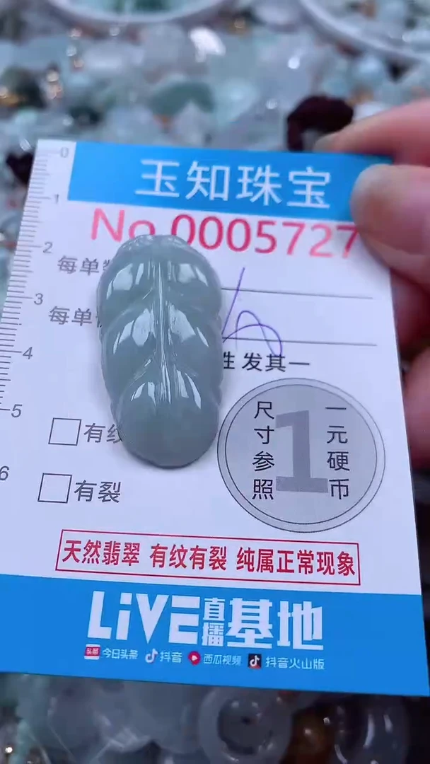 吊坠(不含链)未镶嵌翡翠5727