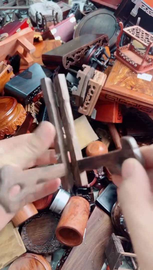 木茶饼架红木底座摆件处理铰链