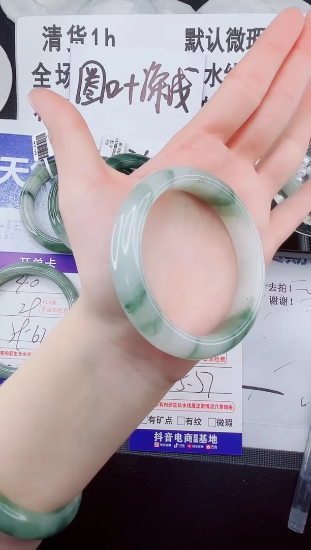 未镶嵌手镯石英质玉41-56