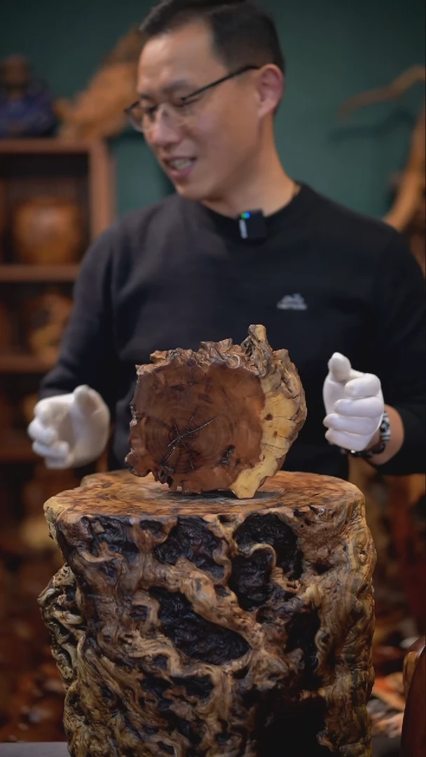 【闪购商品】枣木雷击枣木底座