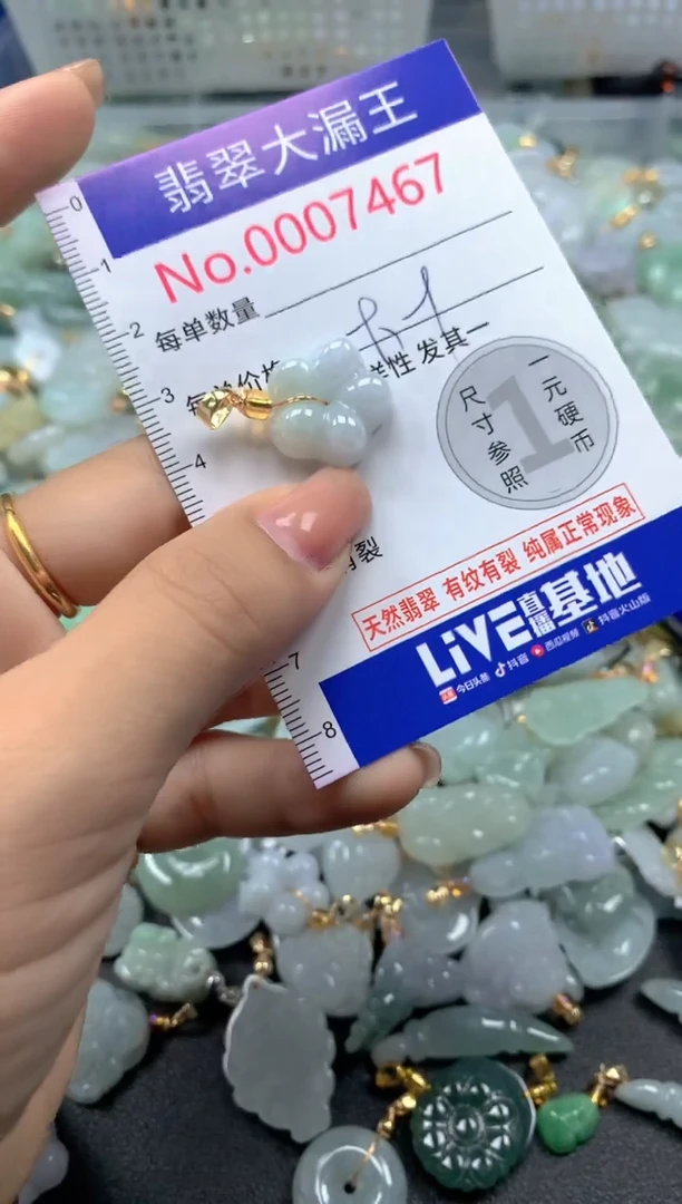 颈饰未镶嵌翡翠7467