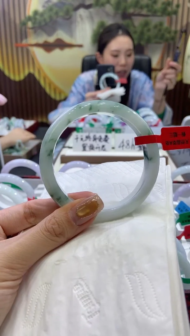 未镶嵌手镯翡翠0004542