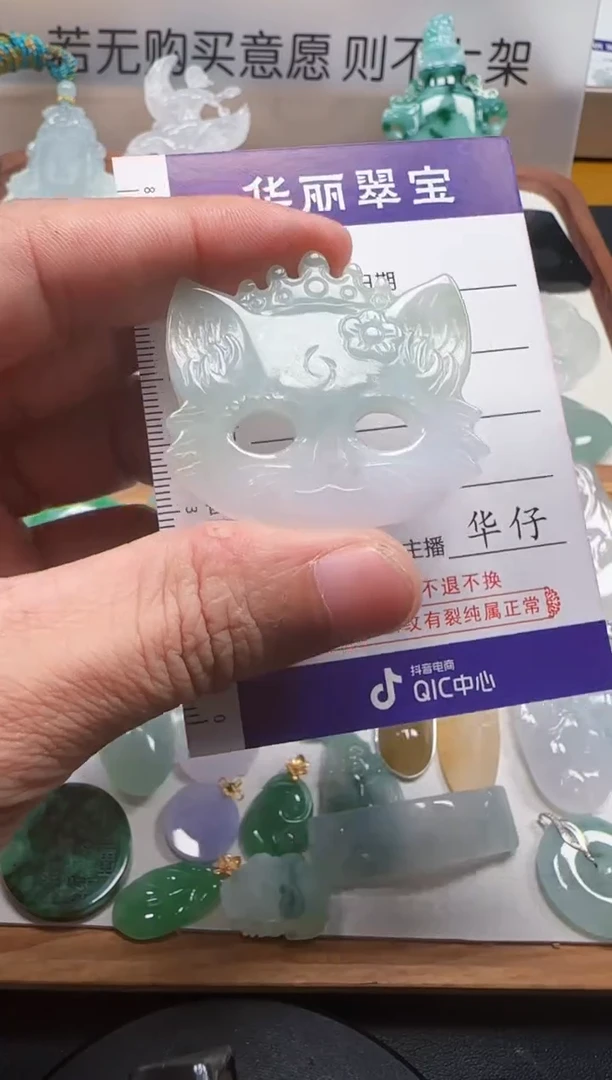 颈饰未镶嵌翡翠              8